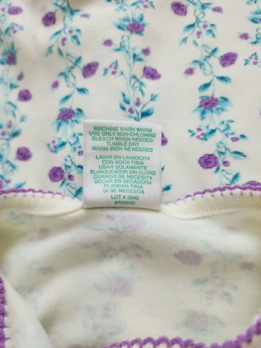 Baby Girl Clothes Lot - 2 Cotton Romper Jumpers & 1 Hooded Cardigan Playwear 12M - Picture 8 of 16
